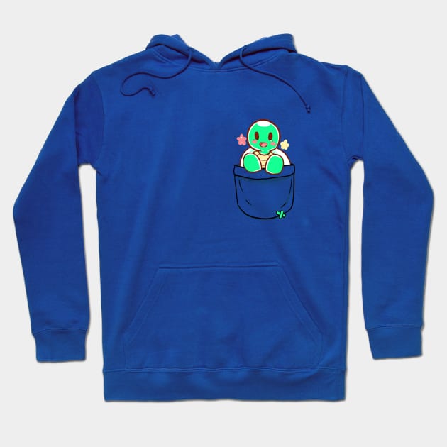 Pocket Cute Turtle Hoodie by TechraPockets